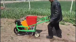 hand push planter   ручная сажалка#planter