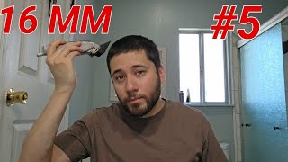 Number #5 Clipper Guard Buzz Cut All Over | Haircut Tutorial 16 mm
