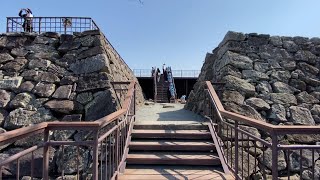 福岡城跡・天守台からの眺め （舞鶴公園の展望台）