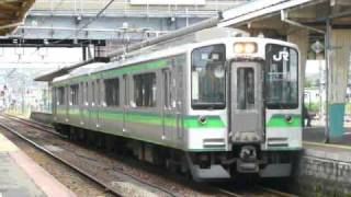 E127系　新津駅発車　09年07月26日