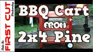 BBQ Cart From 2x4 Pine