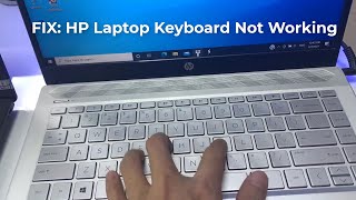 How To Fix HP Laptop Keyboard Not Working in Windows 10