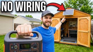 Solar Power your Tool Shed The EASY WAY!