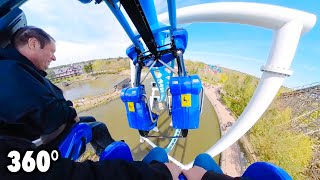 Orkanen (Fårup Sommerland) - VR ONRIDE - 360° suspended family roller coaster POV