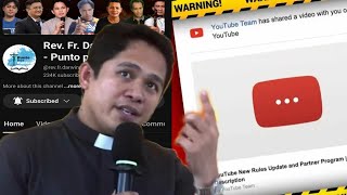 HALA! YOUTUBE CHANNEL NI FR.DARWIN GITGANO NAPASOK NG HACKER!