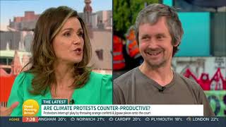 Daniel Hooper (Swampy) and Rupert Read | Good Morning Britain | ITV | 6 July 2023 | Just Stop Oil