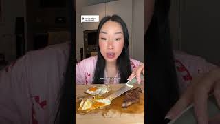 Ribeye steak (Sainsbury’s review) and fried eggs 🥩🍳