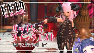 【 #FF14 / Mana 】ネタバレ注意！メイン進める！【 #新人Vtuber 】