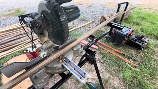 Warrior universal miter saw stand first look and thoughts