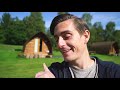 epic glamping in scotland tiny home tour delicious barbecue breakfast fife scotland