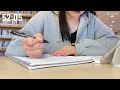 【study with me📚 】韓国の大学図書館で勉強　60 min⏰ no music🍃