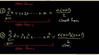 48 Introduction to closed forms for sums