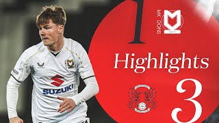 MK Dons v Leyton Orient Highlights