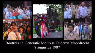 Bootreis eerste Generatie Molukse Ouderen Moordrecht zaterdag 8 augustus 1987