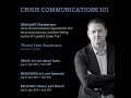 ThinkTank Thursday - Crisis Communications 101 - Messaging:  It's not Optional