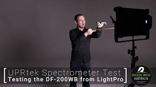 UPRTek Spectrometer  - CRI and TLCI Colour Accuracy LED Test: LightPro DF-200WB