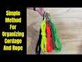 How To Coil Rope - Works great for extension cords too!