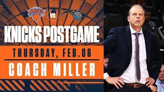 Coach Miller Speaks After the Knicks Win Over the Magic