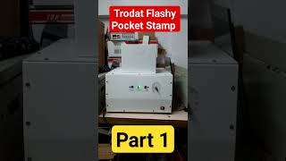 How to make Trodat Flashy 6905 Pocket easy way | #trodat #stamps #shorts