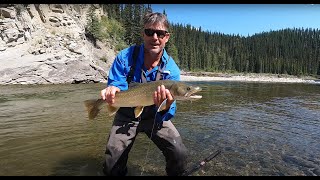 Fly fishing & Packrafting Solo on the Blackstone - Aug 2023