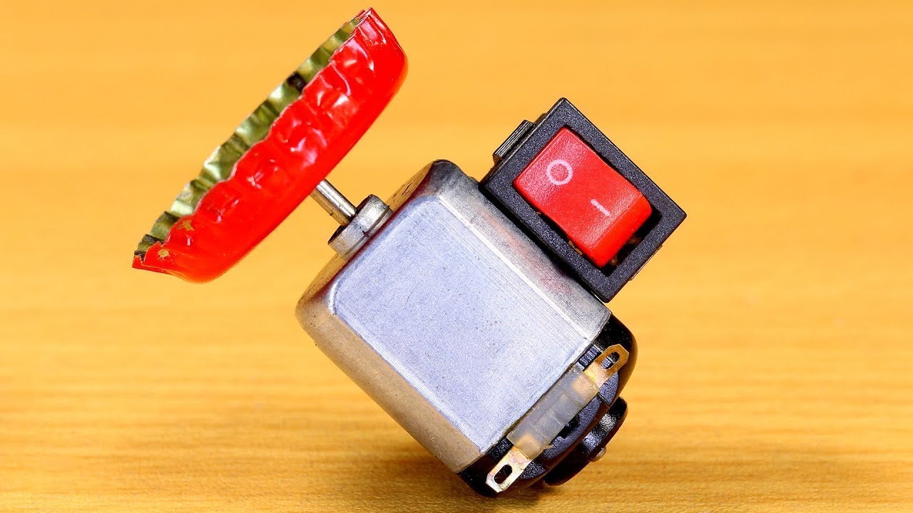 Dc Motor Life Hacks Science Experiment Project Youtube