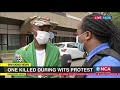 Wits Protest | Wits saddened by death of civilian