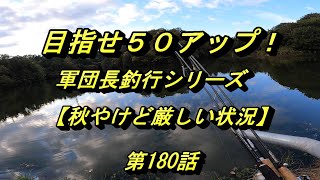 【バス釣り】「第180話　秋やけど厳しかったです」《目指せ５０アップ！軍団長釣行シリーズ》