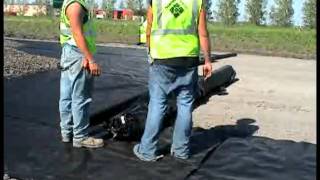 Geotextile Fabric Laying Process