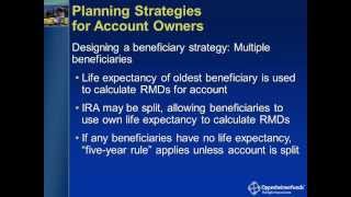 IRA Distributions - Planning Your IRA Distribution Strategy