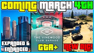 Expanded \u0026 Enhanced, GTA+ \u0026 New DLC Coming To PC March 4th (gta 5 online)