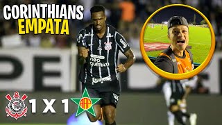 CORINTHIANS EMPATA NA COPA DO BRASIL!! Portuguesa 1 x 1 Corinthians!!