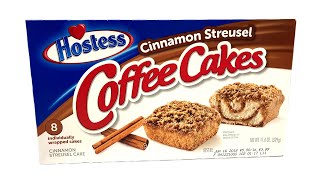 Hostess Coffee Cakes Unwrapping