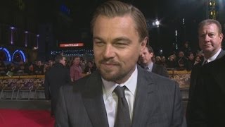 Leonardo DiCaprio interview at Wolf of Wall Street London premiere