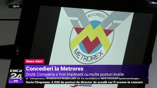 Concedieri la Metrorex, anunțate de ministrul Drulă: Multe posturi sunt inutile - Digi24