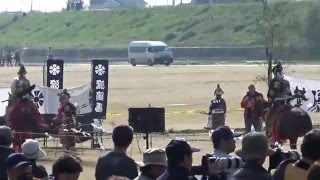 流鏑馬（扇）　「佐賀インターナショナルバルーンフェスタ２０１５」 　　　　その２