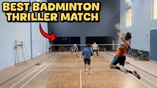 Indoor Badminton match Yasir \u0026 Rizwan vs Ahmed \u0026 Irfan #badminton #trickshots