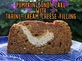 Pumpkin and Tahini Bundt Cake Recipe