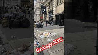 Oh NYC… garbage everywhere… where sanitation?!👀#citylife #newyorkcity #citysounds #sanitation #nyc