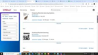 O'Reilly Online Learning, Playlists