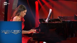 Sanremo 2020 - Francesca Sofia Novello suona l'Ave Maria di Bach
