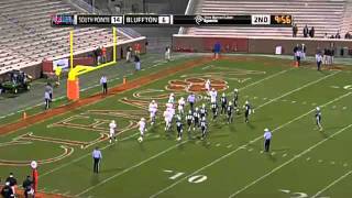 Eric Boyles' 42-yard reception and acrobatic move reaching for the goal line