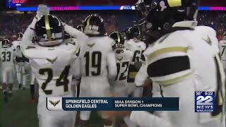 Springfield Central High School Golden Eagles are Division 1 State Champs