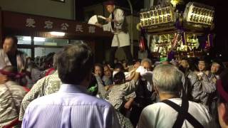 上尾夏祭り 愛宕宮入