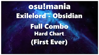 [osu!mania] Exilelord - Obsidian (Hard Chart) FC