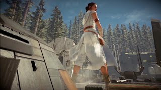 Giantess Rey on Endor