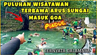 GOA PINDUL GUNUNG KIDUL YANG LAGI RAME‼️ PULUHAN ORANG TERBAWA ARUS MASUK KEDALAM GOA PINDUL #jogja