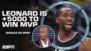Why aren't we talking about Kawhi Leonard (+5000) to win MVP? 👀 | NBA Today