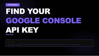 Google Cloud Console Tutorial: Setup API Keys for ANY Google Service