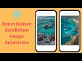 React Native Horizontal Scrollview Image, Text, Carousel Indictor Animation | 3D view | Part 9