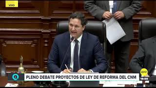 Pleno del Congreso aprobó por unanimidad el proyecto de ley para reformar el CNM